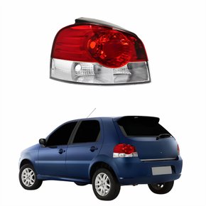 Lanterna Traseira Fiat Palio BBB 2008 2009 2010 2011 2012 Bicolor Lado Esquerdo Motorista