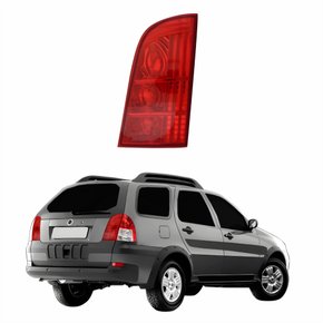 Lanterna Traseira Fiat Palio Weekend 2004 2005 2006 2007 Tampa Rubi Lado Direito Passageiro
