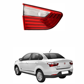 Lanterna Traseira Fiat Siena 2013 Até 2019 Tampa Bicolor Lado Esquerdo Motorista