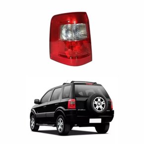 Lanterna Ford Ecosport 2004 Até 2008 Bicolor Cristal Lado Esquerdo Motorista