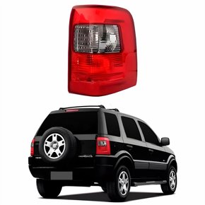 Lanterna Traseira Ford Ecosport 4x4 2004 2005 2006 2007 2008 Bicolor Fume Lado Direito Passageiro
