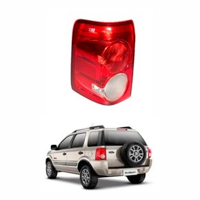 Lanterna Ford Ecosport 2008 Até 2012 Bicolor Cristal Lado Esquerdo Motorista