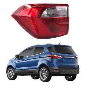 Lanterna Ford Ecosport 2013 Até 2021 Bicolor Cristal Canto Lado Esquerdo Motorista