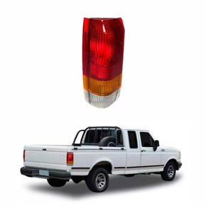 Lanterna Ford F-1000 1996 Até 1999 Tricolor Cristal Lado Direito Passageiro