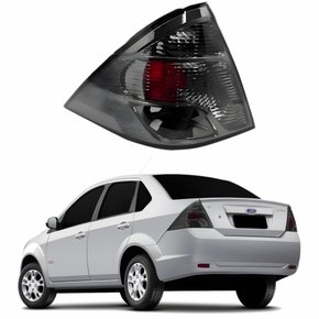 Lanterna Traseira Ford Fiesta Sedan 2011 Até 2016 Fumê Lado Esquerdo Motorista