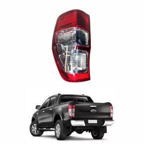 Lanterna Ford Ranger 2013 Até 2018 Bicolor Cristal Lado Esquerdo Motorista
