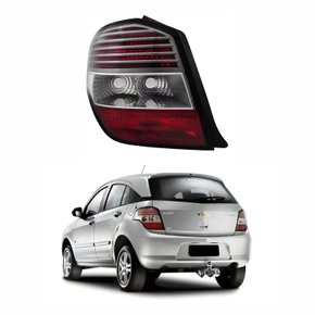 Lanterna Gm Agile 2009 Até 2012 Fumê Lado Esquerdo Motorista