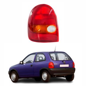 Lanterna Gm Corsa 1994 Até 1999 Tricolor 2 Portas Lado Esquerdo Motorista