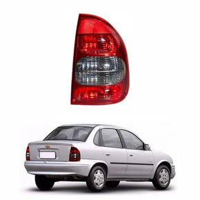 Lanterna Gm Corsa Sedan 2000 Até 2010 Bolha 4 Portas Bicolor Fumê Lado Direito Passageiro