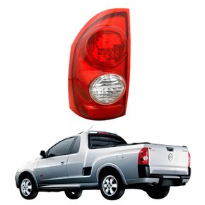 Lanterna Gm Montana 2003 até 2010 Bicolor Cristal Lado Esquerdo Motorista