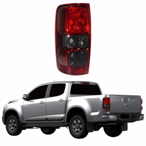 Lanterna Gm S-10 2012 Até 2022 Fumê Sem Led Lado Esquerdo Motorista