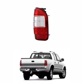 Lanterna Gm S-10 2001 Até 2008 Bicolor Cristal  Lado Direito Passageiro