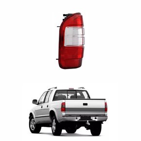 Lanterna Gm S-10 2001 Até 2008 Bicolor Cristal Lado Esquerdo Motorista