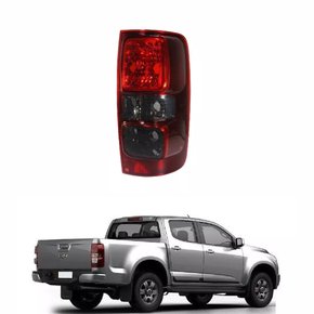 Lanterna Gm S-10 2012 Até 2022 Bicolor Fumê com Led Ltz Lado Direito Passageiro