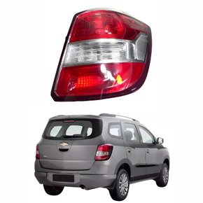 Lanterna Gm Spin 2013 Até 2018 Borda Vermelha Lado Direito Passageiro