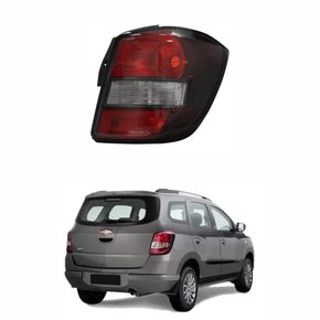 Lanterna Gm Spin Active 2013 Até 2018 Borda Preta Bicolor Fumê Lado Direito Passageiro