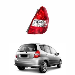 Lanterna Honda Fit 2003 Até 2008 Bicolor Cristal Lado Direito Passageiro
