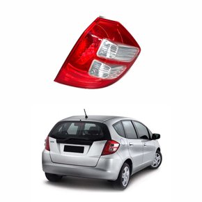Lanterna Honda Fit 2009 Até 2015 Bicolor Cristal Lado Direito Passageiro