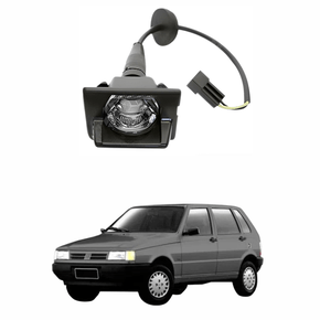 Lanterna Luz Placa Fiat Uno1994 até 2004 Com Soquete Com Chicote
