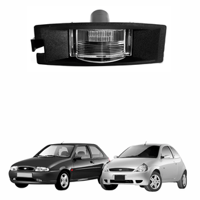 Lanterna Luz Placa Ford Ka Fiesta 1997 até 2002