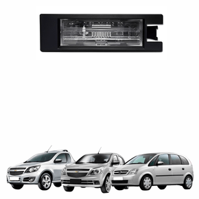 Lanterna Luz Placa Gm Meriva 2003 até 2012 Agile 2010 até 2014 Montana 2011 até 2018 sem Soquete