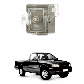 Lanterna Luz Placa Gm S-10 1995 até 2004 Lado Esquerdo Motorista