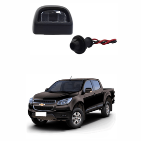 Lanterna Luz Placa Gm S-10 2012 até 2019 Com Soquete