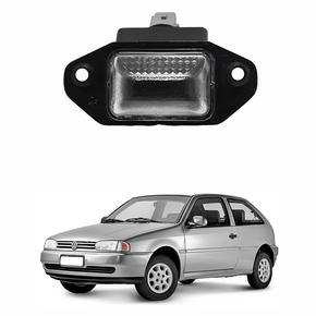 Lanterna Luz Placa Vw Gol G2 1995 até 2000 Com Soquete