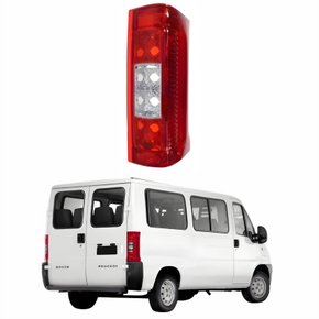 Lanterna Peugeot Boxer 2003 Até 2017 Bicolor Lado Direito Passageiro