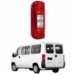 Lanterna Peugeot Boxer 2003 Até 2017 Bicolor Lado Esquerdo Motorista