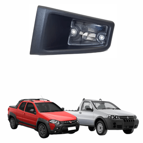 Lanterna Luz Placa Fiat Strada 2004 até 2019 Com Soquete Lado Direito Passageiro