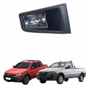Lanterna Luz Placa Fiat Strada 2004 até 2019 Com Soquete Lado Esquerdo Motorista