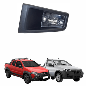 Lanterna Luz Placa Fiat Strada 2004 até 2019 Sem Soquete Lado Direito Passageiro