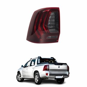 Lanterna Renault Oroch 2016 2017 2018 2019 Bicolor Fumê Lado Esquerdo Motorista