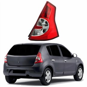 Lanterna Traseira Renault Sandero 2008 2009 2010 2011 Bicolor Lado Direito Passageiro
