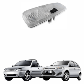 Lanterna Teto Ford Fiesta 2007 Até 2013 Courier 2010 Até 2013 Lente Frisada