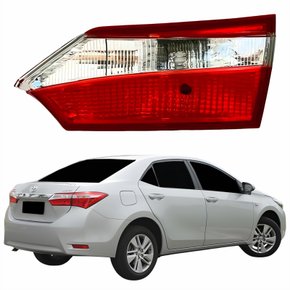 Lanterna Traseira Toyota Corolla 2015 2016 2017 Tampa Bicolor Sem Led Lado Direito Passageiro