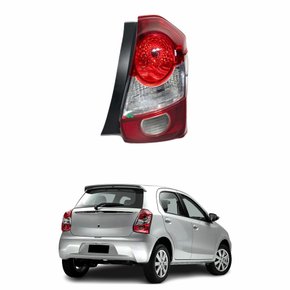 Lanterna Toyota Etios Hatch 2013 Até 2016 Bicolor Cristal Lado Direito Passageiro