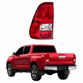 Lanterna Traseira Toyota Hilux Srv 2016 2017 2018 2019 2020 Bicolor Lado Esquerdo Motorista