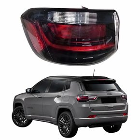 Lanterna Traseira Canto Jeep Compass 2022 Até 2024 Com Led Lado Esquerdo Motorista