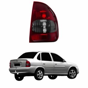 Lanterna Traseira Gm Corsa Sedan Classic 2000 Até 2010 Fumê Lado Direito Passageiro