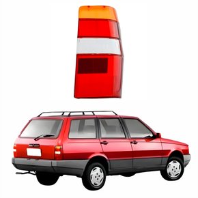 Lanterna Traseira Fiat Elba 1986 Até 1997 Tricolor Lado Direito Passageiro