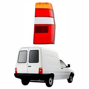 Lanterna Traseira Fiat Fiorino 1986 Até 2004 Tricolor Lado Direito Passageiro