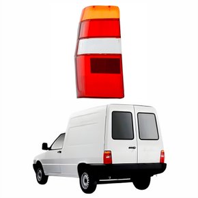 Lanterna Traseira Fiat Fiorino 1986 Até 2004 Tricolor Lado Esquerdo Motorista