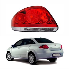 Lanterna Traseira Fiat Linea 2008 Até 2016 Lado Esquerdo Motorista