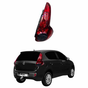 Lanterna Traseira Fiat Palio G5 2012 2013 2014 2015 2016 Fumê Lado Direito Passageiro