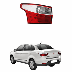 Lanterna Traseira Fiat Siena 2013 Até 2019 Canto Lado Esquerdo Motorista