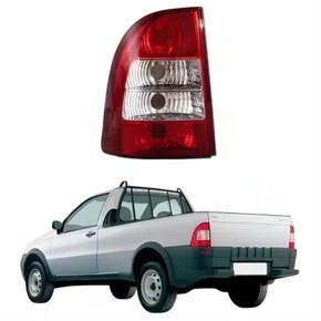 Lanterna Traseira Fiat Strada 2005 Até 2008 Bicolor Lado Esquerdo Motorista