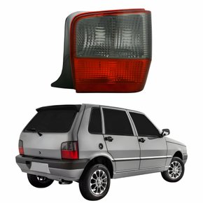 Lanterna Traseira Fiat Uno 2004 Até 2011 Fume Lado Direito Passageiro