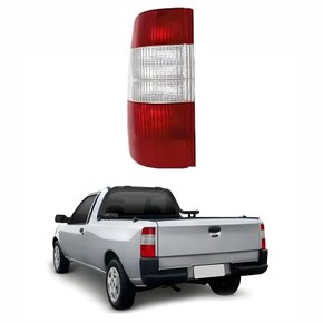Lanterna Traseira Ford Courier 1996 Até 2009 Com Soquete Lado Esquerdo Motorista